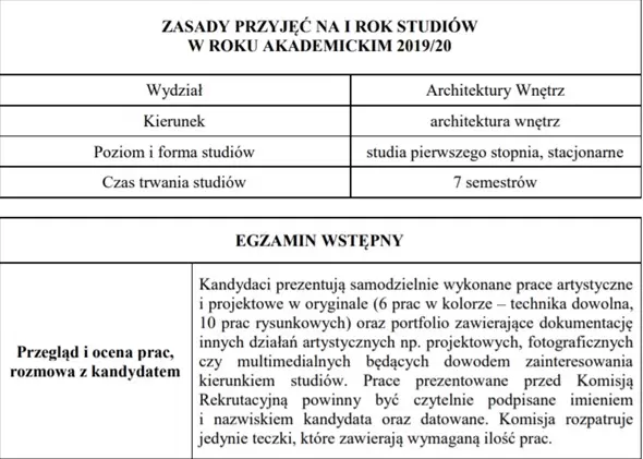 zasady rekrutacji Uł