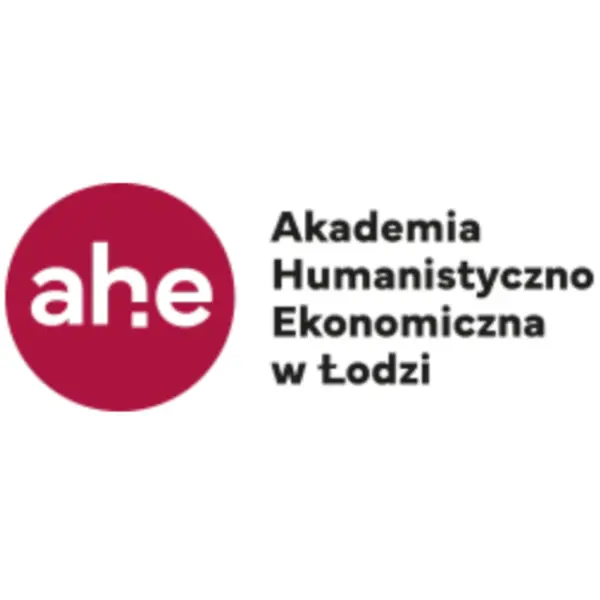 Logo Akademia Humanistyczno-Ekonomiczna (AHE) w Łodzi <small>(Uczelnia niepubliczna)</small>